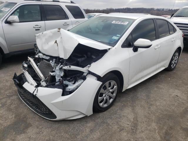TOYOTA COROLLA LE 2021 with VIN 5YFEPMAE9MP195028 - Photo from auction