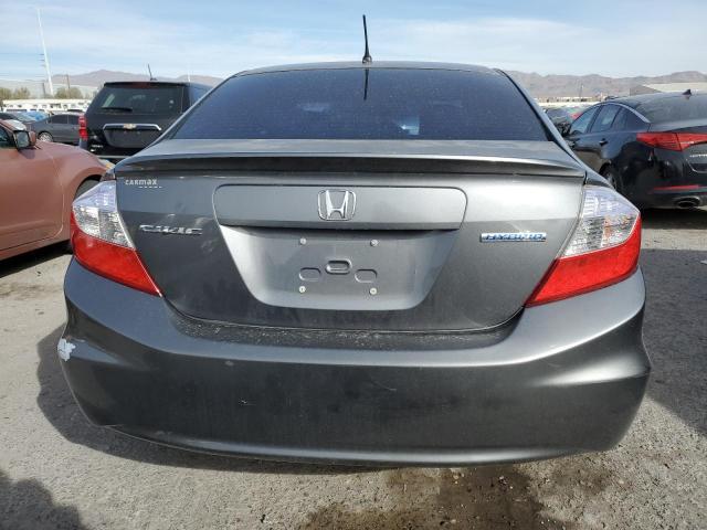 Photo 6 from auction – 2012 HONDA CIVIC HYBR with VIN JHMFB4F20CS010247