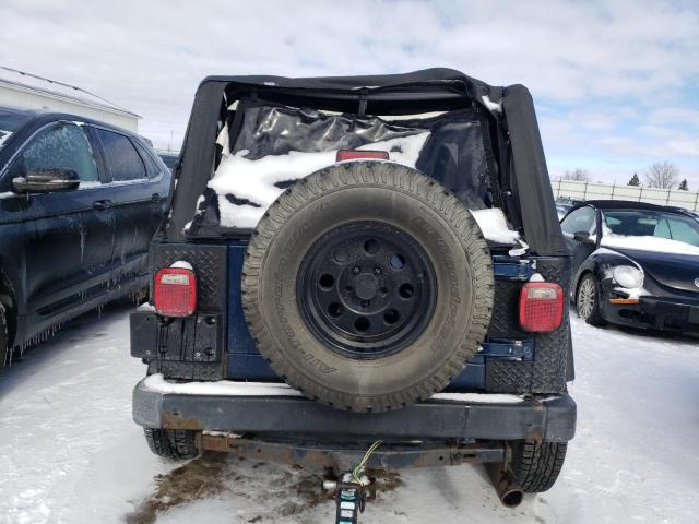 Photo 6 from auction – 2000 JEEP WRANGLER / with VIN 1J4FA29P7YP751970
