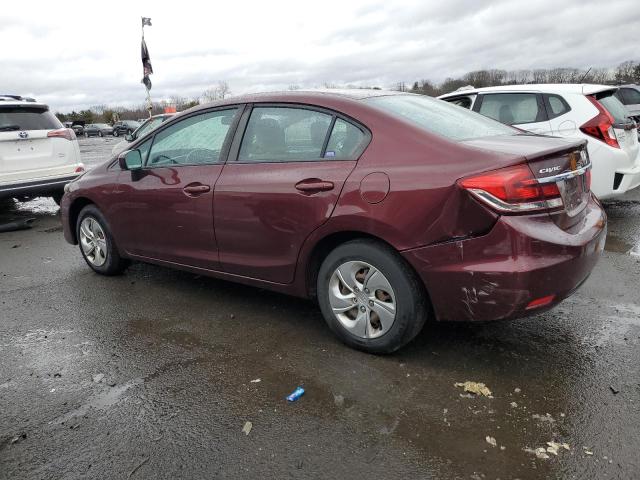 Photo 2 from auction – 2015 HONDA CIVIC LX with VIN 19XFB2F5XFE289892