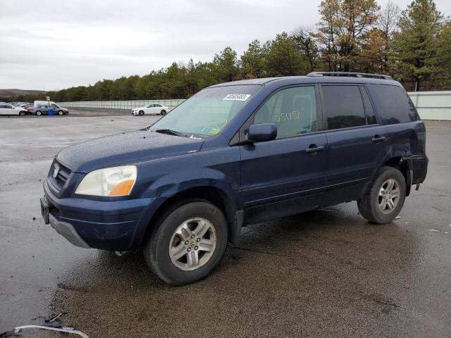 HONDA PILOT EX 2004 with VIN 2HKYF18444H566962 - Photo from auction