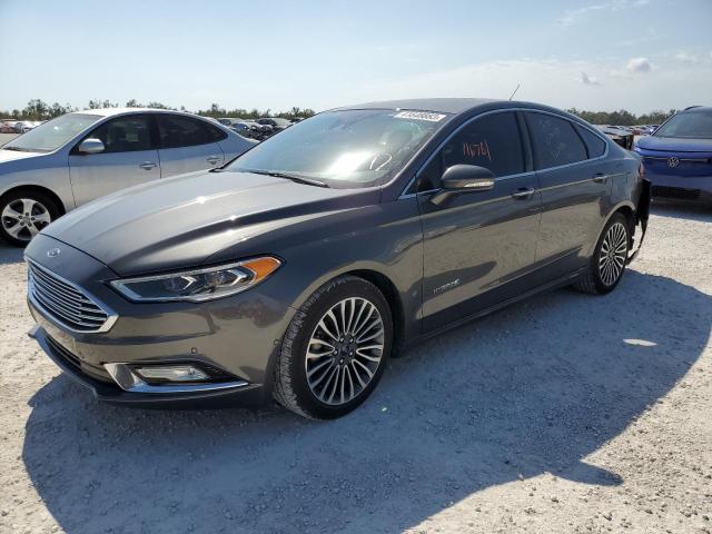 FORD FUSION 2018 with VIN 3FA6P0RU6JR274869 - Photo from auction