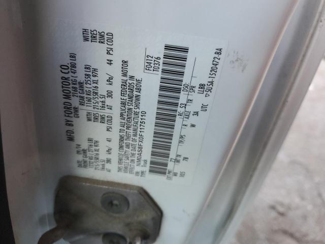 Photo 14 from auction – 2015 FORD TRANSIT CO with VIN NM0AS8FX0F1175110