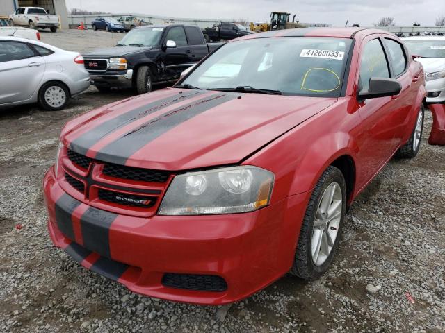 DODGE AVENGER SE 2014 with VIN 1C3CDZAG4EN181622 - Photo from auction
