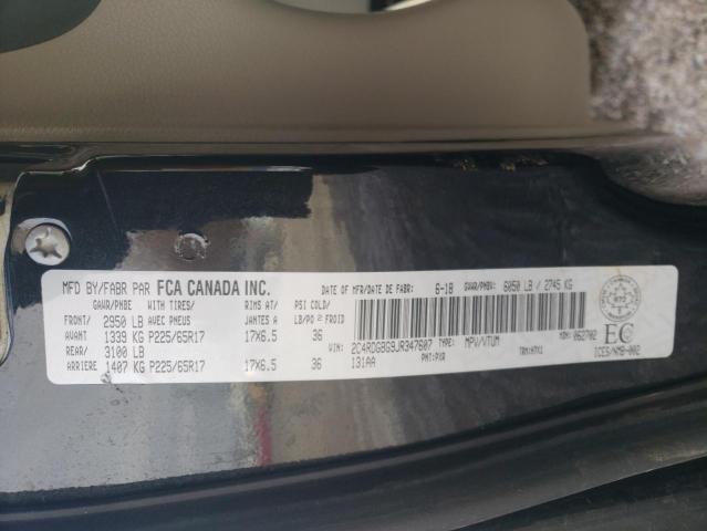 Photo 14 from auction – 2018 DODGE GRAND CARA with VIN 2C4RDGBG9JR347607