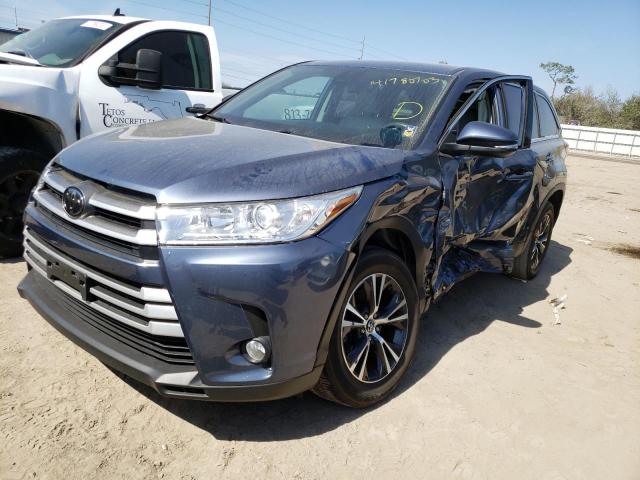 Photo 1 from auction – 2019 TOYOTA HIGHLANDER with VIN 5TDZZRFH6KS316212