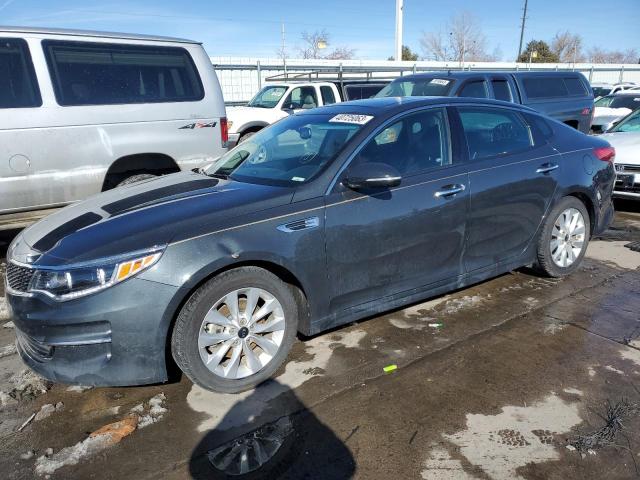KIA OPTIMA EX 2016 with VIN 5XXGU4L31GG009198 - Photo from auction