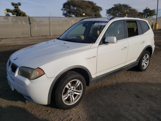 BMW X3 2006 with VIN WBXPA93496WD30360 - Photo from auction