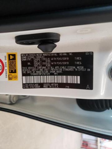 Photo 14 from auction – 2015 TOYOTA HIGHLANDER with VIN 5TDDKRFH9FS167329