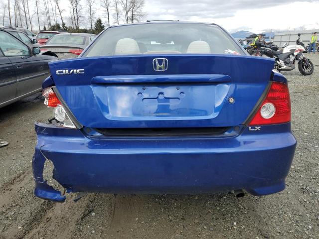 Photo 6 from auction – 2005 HONDA CIVIC LX with VIN 1HGEM22565L030075