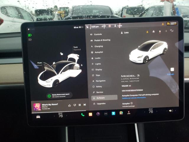 Photo 9 from auction – 2019 TESLA MODEL 3 with VIN 5YJ3E1EBXKF510844