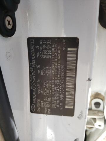 Photo 14 from auction – 2007 HYUNDAI SANTA FE G with VIN 5NMSG73DX7H061894
