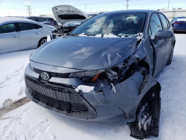 TOYOTA COROLLA LE 2022 with VIN 5YFEPMAE9NP332129 - Photo from auction