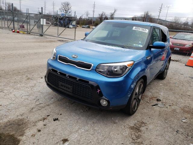 KIA SOUL + 2016 with VIN KNDJP3A57G7298009 - Photo from auction
