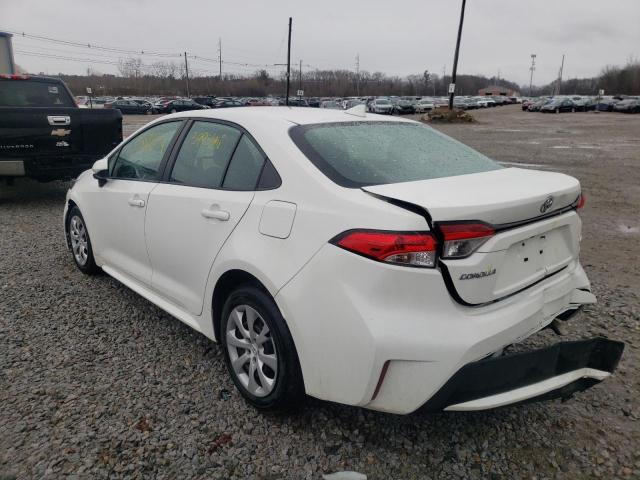 Photo 2 from auction – 2021 TOYOTA COROLLA LE with VIN 5YFEPMAE4MP181182