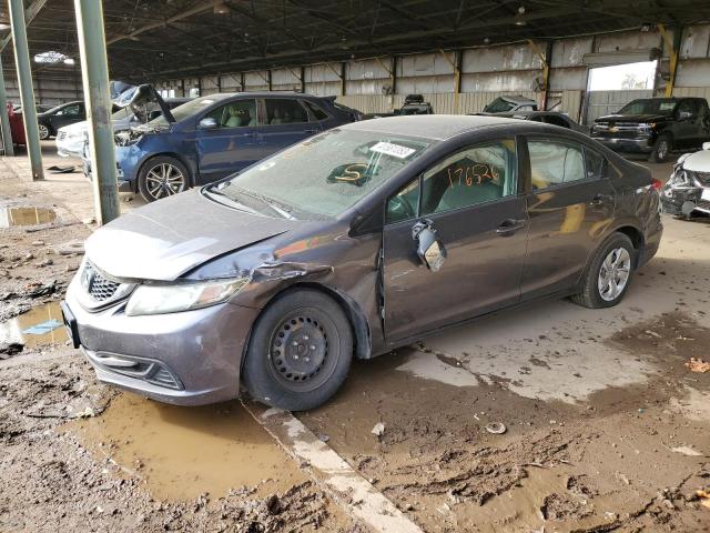 HONDA CIVIC LX 2015 with VIN 2HGFB2F53FH524056 - Photo from auction