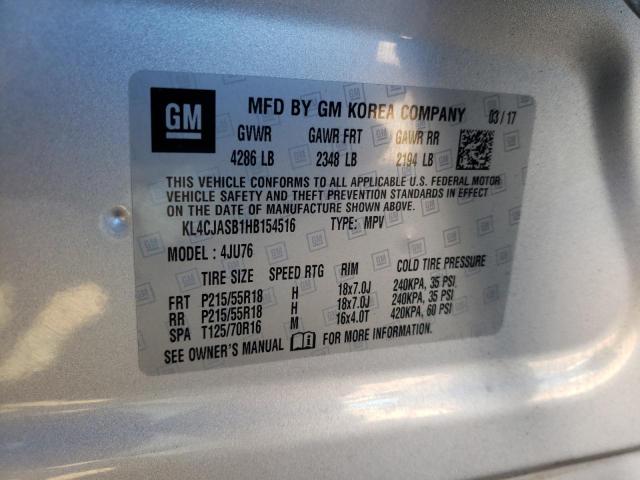 Photo 14 from auction – 2017 BUICK ENCORE PRE with VIN KL4CJASB1HB154516