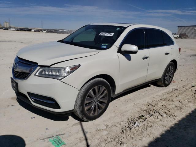 ACURA MDX TECHNO 2014 with VIN 5FRYD3H41EB015291 - Photo from auction