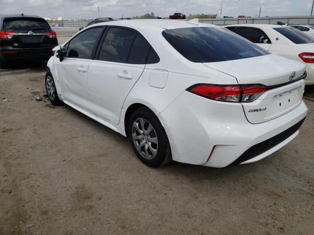 Photo 2 from auction – 2022 TOYOTA COROLLA LE with VIN 5YFEPMAE7NP392197