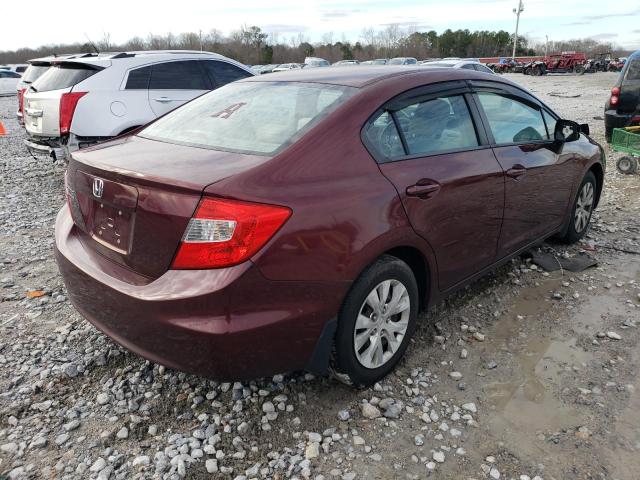 Photo 3 from auction – 2012 HONDA CIVIC LX with VIN 19XFB2F50CE031540