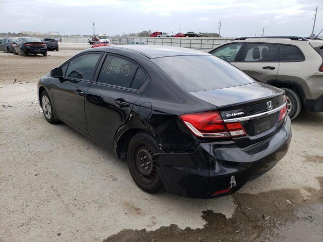 Photo 2 from auction – 2013 HONDA CIVIC LX with VIN 2HGFB2F56DH516756