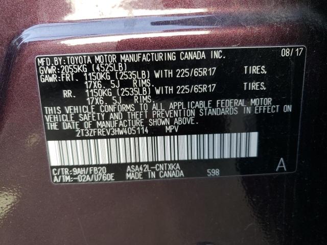 Photo 14 from auction – 2017 TOYOTA RAV4 LE with VIN 2T3ZFREV3HW405114