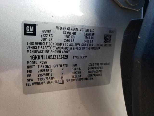 Photo 14 from auction – 2018 GMC ACADIA SLE with VIN 1GKKNLLA5JZ132429