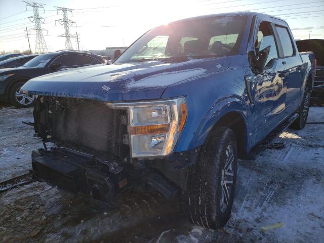 FORD F150 SUPER 2021 with VIN 1FTFW1E84MFA67233 - Photo from auction