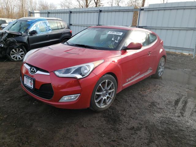 HYUNDAI VELOSTER 2014 with VIN KMHTC6AD8EU184060 - Photo from auction