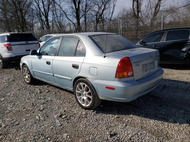 Photo 2 from auction – 2003 HYUNDAI ACCENT GL with VIN KMHCG45C33U493829