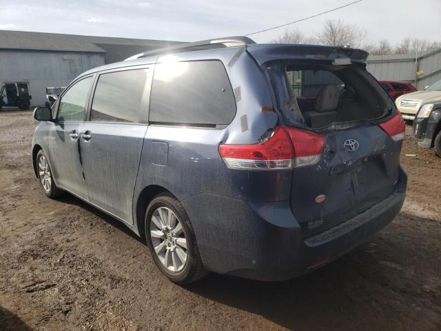 Photo 2 from auction – 2014 TOYOTA SIENNA XLE with VIN 5TDYK3DC2ES485345