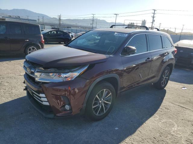 Photo 1 from auction – 2019 TOYOTA HIGHLANDER with VIN 5TDKZRFH1KS327989