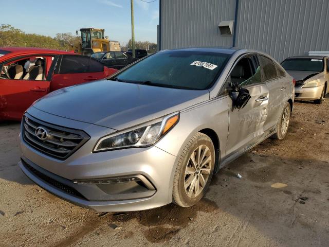 HYUNDAI SONATA SPO 2015 with VIN 5NPE34AF7FH258115 - Photo from auction