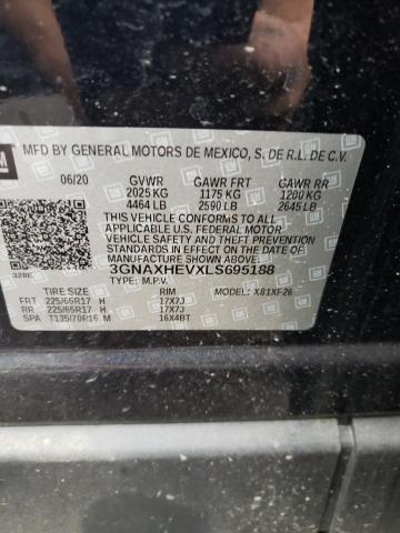 Photo 14 from auction – 2020 CHEVROLET EQUINOX LS with VIN 3GNAXHEVXLS695188
