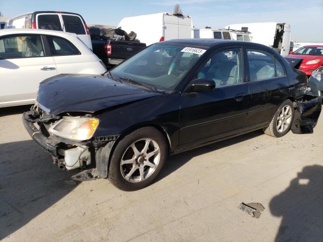 HONDA CIVIC EX 2002 with VIN 2HGES26752H613280 - Photo from auction
