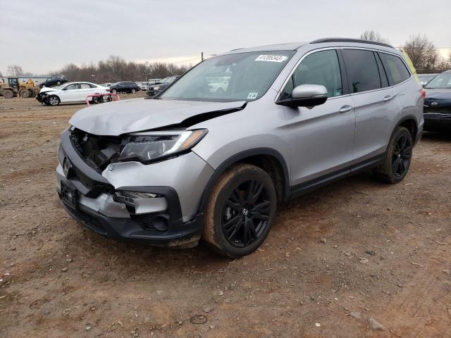 HONDA PILOT SE 2021 with VIN 5FNYF6H25MB058168 - Photo from auction