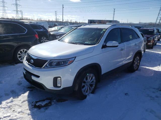 KIA SORENTO EX 2014 with VIN 5XYKU4A78EG528869 - Photo from auction