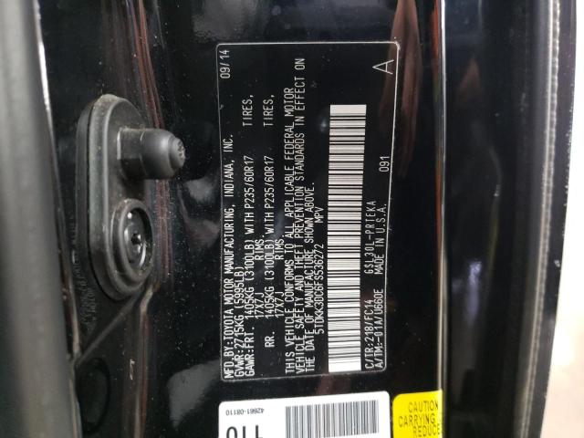 Photo 14 from auction – 2015 TOYOTA SIENNA LE with VIN 5TDKK3DC6FS536272