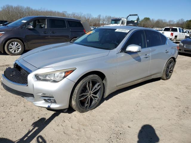 INFINITI Q50 BASE 2014 with VIN JN1BV7AR8EM697579 - Photo from auction