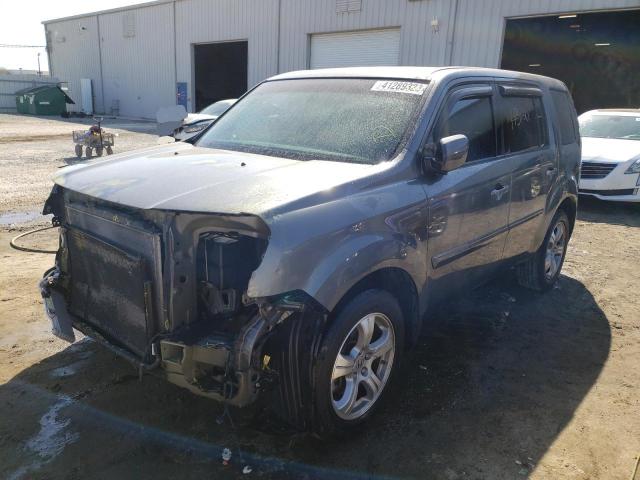 HONDA PILOT EX 2012 with VIN 5FNYF4H44CB058103 - Photo from auction