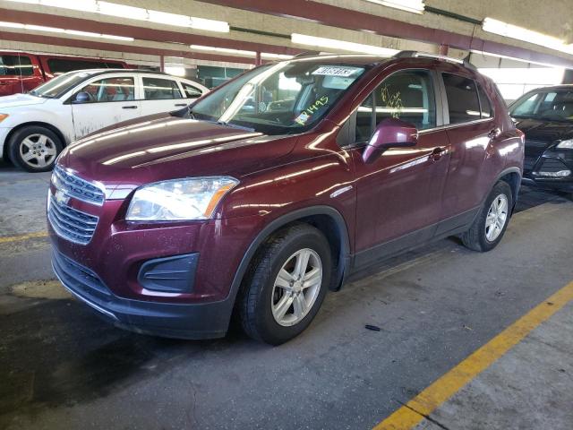 CHEVROLET TRAX 1LT 2016 with VIN 3GNCJLSB9GL263215 - Photo from auction