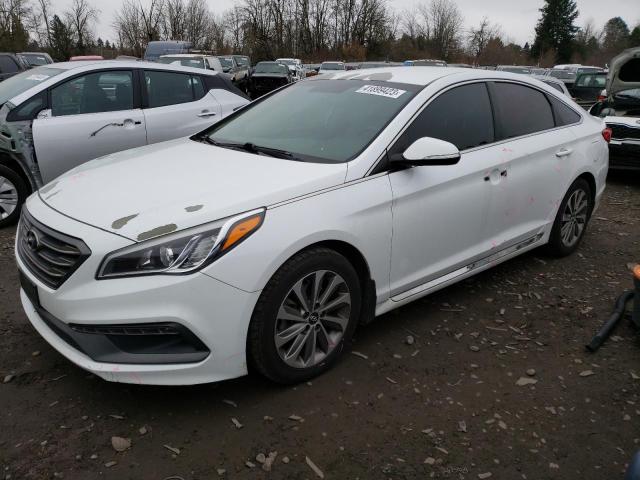 HYUNDAI SONATA SPO 2016 with VIN 5NPE34AF0GH400158 - Photo from auction