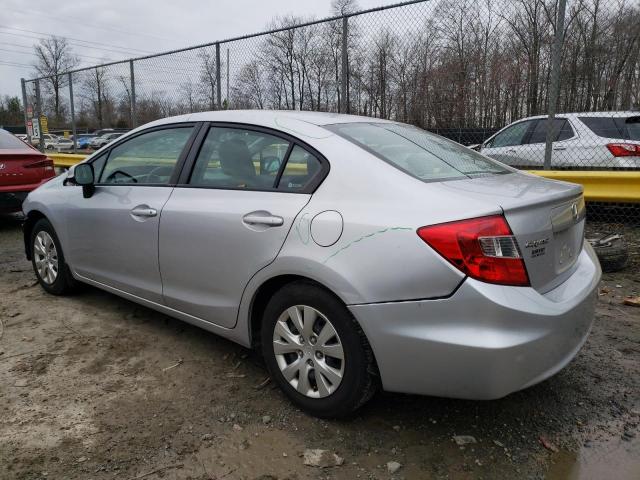 Photo 2 from auction – 2012 HONDA CIVIC LX with VIN 19XFB2F54CE013669