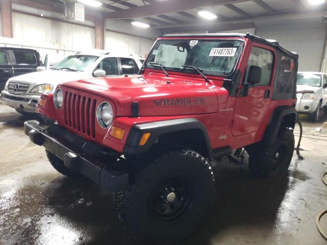 JEEP WRANGLER / 2000 with VIN 1J4FA29P1YP789193 - Photo from auction