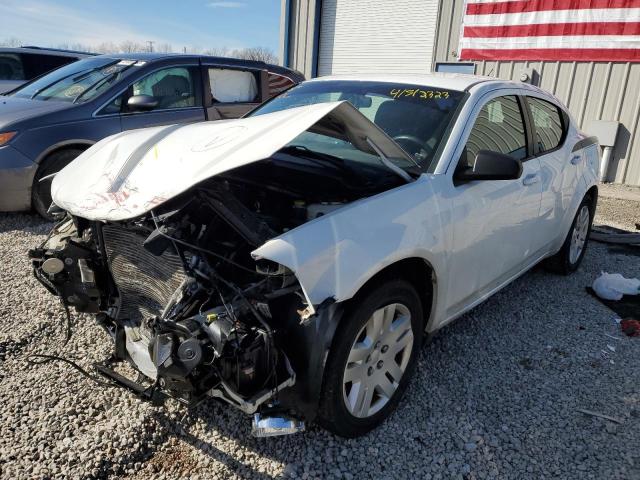 DODGE AVENGER SE 2012 with VIN 1C3CDZAB6CN111699 - Photo from auction