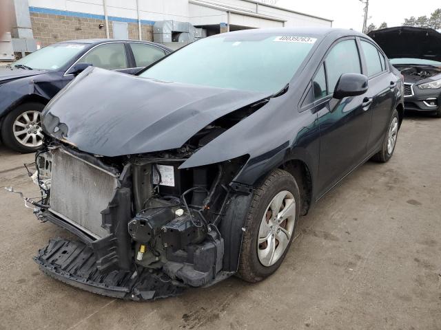 HONDA CIVIC LX 2013 with VIN 19XFB2F51DE083535 - Photo from auction