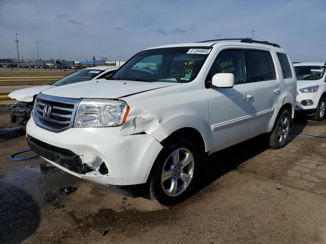 HONDA PILOT EXLN 2014 with VIN 5FNYF4H77EB021544 - Photo from auction