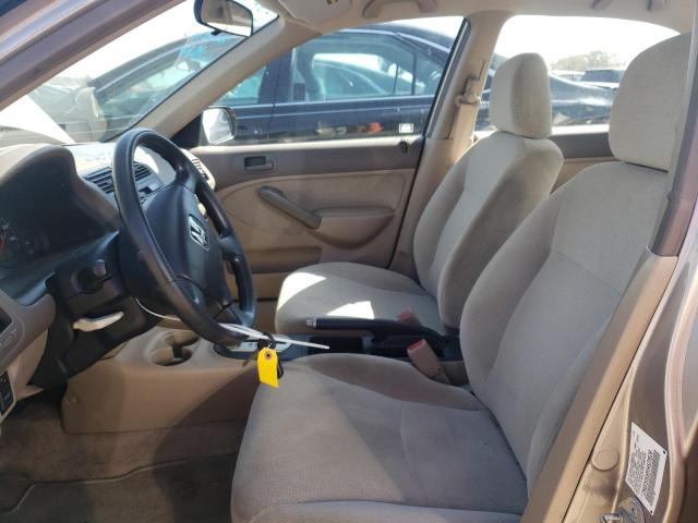 Photo 7 from auction – 2001 HONDA CIVIC LX with VIN 2HGES16591H521628