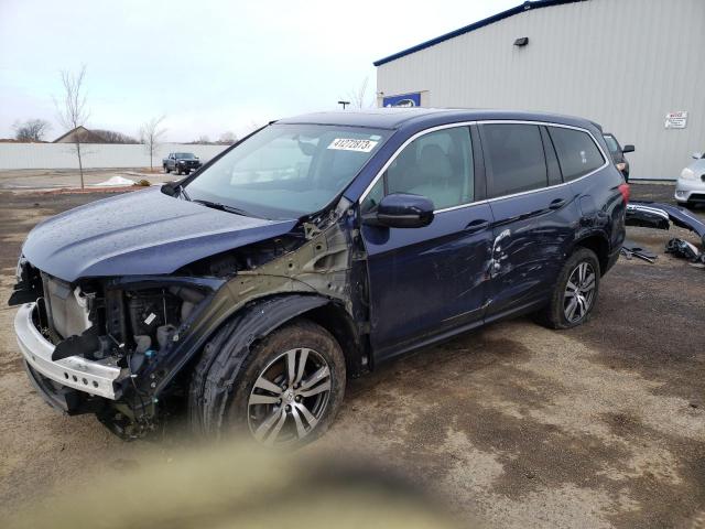 HONDA PILOT EXL 2016 with VIN 5FNYF6H56GB014193 - Photo from auction