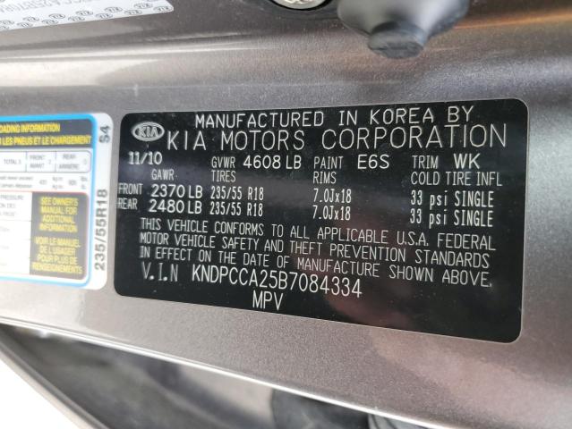 Photo 14 from auction – 2011 KIA SPORTAGE E with VIN KNDPCCA25B7084334